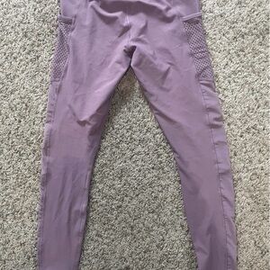 Lavender 💜 pants with mesh pockets